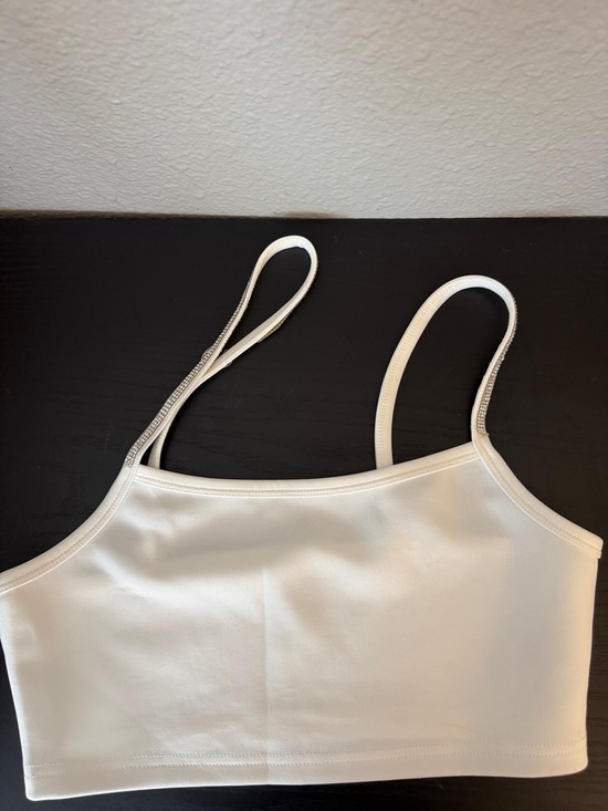 SHEIN Tops - White Satin-Look top